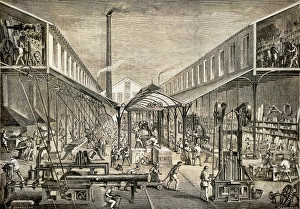 France (19th c.). Industrial Revolution. Workshops France (19th c.). Industrial Revolution. Workshops