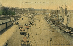 France - Bordeaux - The Quay and Port of Saint-Jean France - Bordeaux - The Quay and Port of Saint-Jean