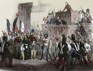 France. Liberal Revolution, 1848. National Assembly invaded France. Liberal Revolution, 1848. National Assembly invaded