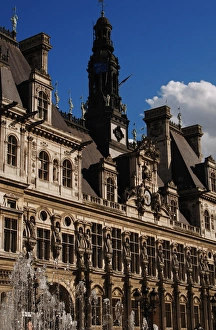 France. Paris. Hotel de Ville. Renaissance revival France. Paris. Hotel de Ville. Renaissance revival