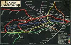 Franco-British Exhibition - London Underground plan Franco-British Exhibition - London Underground plan