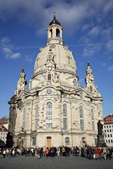 The Frauenkirche in Dresden, Germany The Frauenkirche in Dresden, Germany