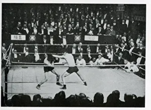 Freddie Welsh and Packy McFarland in boxing match Freddie Welsh and Packy McFarland in boxing match