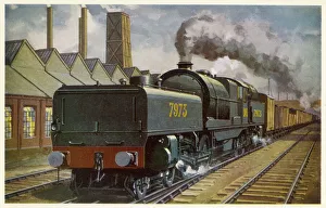<b class=qtipBold><figcaption>Freight Train</figcaption></b><br>A goods train hauled by a Beyer-Garratt locomotive.<br><em>© Mary Evans Picture Library</em> Freight Train