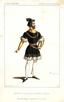 French baritone Paul Barroilhet as the King French baritone Paul Barroilhet as the King