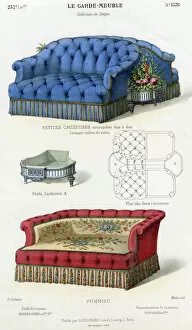 Upholstery Gallery: French furnishing -- two sofas