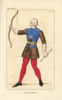French infantry archer, 13th century French infantry archer, 13th century