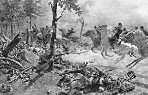 French light cavalry at Lassigny, World War One French light cavalry at Lassigny, World War One