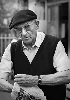 French pensioner Auxerre sur Yonne, France French pensioner Auxerre sur Yonne, France