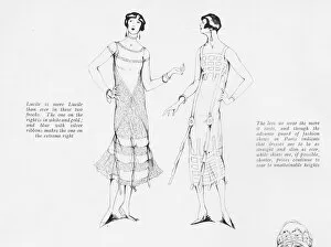 Lucile Gallery: Two frocks from Lucile, Paris, 1925