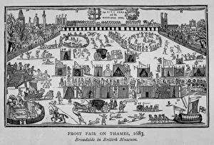 Activities Gallery: Frost Fair / Thames / 1683