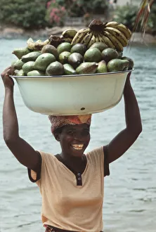 Related Images Gallery: Fruit seller, Sierra Leone