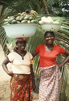 Related Images Gallery: Fruit sellers, Sierra Leone