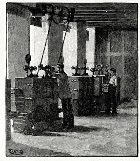 Processing Gallery: Frys Cocoa and Chocolate, hydraulic presses