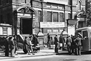 WWII Refugees at Fulham Distributing Centre Print