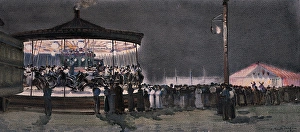 <b class=qtipBold><figcaption>The Fun of the Fair</figcaption></b><br>The Fun of the Fair (1908). Fedden, A. Romilly 1875 - 1939. Date: 1908<br><em>© National Museums NI / MARY EVANS</em> The Fun of the Fair