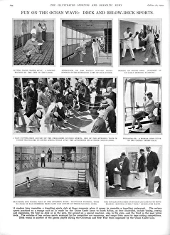 Fun on the Ocean Wave - Deck and below-deck sports Fun on the Ocean Wave - Deck and below-deck sports