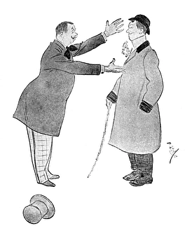 Furious Frenchman shouts at a Cheeky Englishman