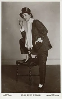 Gaby Deslys dancer, singer and actress 1881-1920 Gaby Deslys dancer, singer and actress 1881-1920
