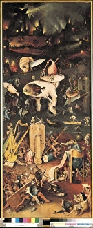 The Garden of Earthly Delights. Right panel of the triptych The Garden of Earthly Delights. Right panel of the triptych