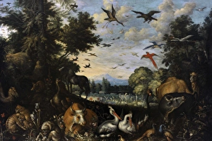The Garden of Eden, 1618, by Roelandt Savery (1576-1639) The Garden of Eden, 1618, by Roelandt Savery (1576-1639)