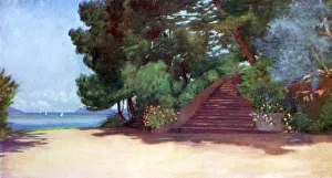 Garden Of Lord Roseberys Villa, Posillipo Italy Garden Of Lord Roseberys Villa, Posillipo Italy