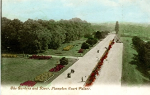 Hampton Court Palace Gallery: Gardens and River, Hampton Court Palace, London