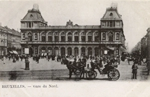Gare du Nord railway station, Brussels, Belgium Gare du Nord railway station, Brussels, Belgium