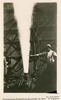 Images Dated 10th March 2011: Gas Blow-out - Bolivia
