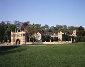 Trust Gallery: Gatehouse and house, Lanhydrock House, Cornwall