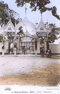 Gates of the Presidential Palace, Port au Prince, Haiti Gates of the Presidential Palace, Port au Prince, Haiti