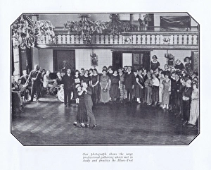A gathering of professional dancers at the Holborn Restauran A gathering of professional dancers at the Holborn Restauran