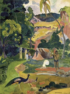 GAUGUIN, Paul (1848-1903). Matamoe or Landscape GAUGUIN, Paul (1848-1903). Matamoe or Landscape