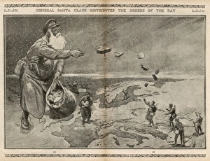 General Santa Claus - WW1Christmas cartoon General Santa Claus - WW1Christmas cartoon