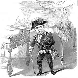 General Tom Thumb as Frederick the Great, 1845 General Tom Thumb as Frederick the Great, 1845