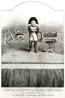 Thumb Gallery: General Tom Thumb as Napoleon