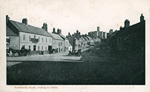 General View, Towards the Castle, Warkworth, Northumberland General View, Towards the Castle, Warkworth, Northumberland