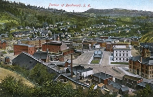 General view of Deadwood, South Dakota, USA General view of Deadwood, South Dakota, USA