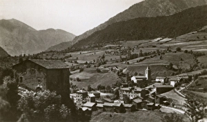 General view of La Massana, Valleys of Andorra, Andorra General view of La Massana, Valleys of Andorra, Andorra