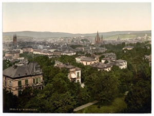 General view, Wiesbaden, Hesse-Nassau, Germany General view, Wiesbaden, Hesse-Nassau, Germany