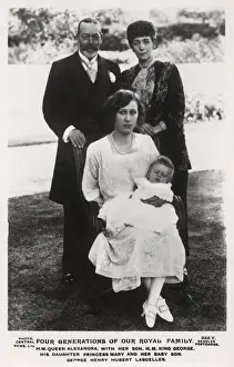 Four Generations of British Royalty Print, 1923
