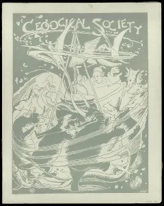 Geological Prints: 1894 Geological Society Anniversary Dinner Menu Print