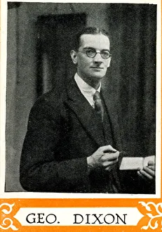 George Dixon, artist and illustrator Date: circa 1930 George Dixon, artist and illustrator Date: circa 1930