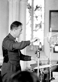 George Malcolm conducting Noyes Fludde rehearsal George Malcolm conducting Noyes Fludde rehearsal