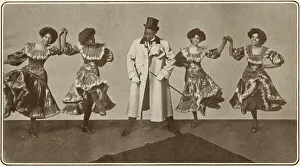 George Walker and chorus in In Dahomey George Walker and chorus in In Dahomey