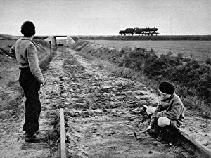 German Boys on a disused Railway, Berlin, 1948 German Boys on a disused Railway, Berlin, 1948