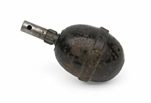 Loop Gallery: German ?egg? hand grenade, used during World War One