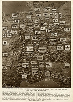 German plants raided by Allied bombing, by G. H. Davis German plants raided by Allied bombing, by G. H. Davis