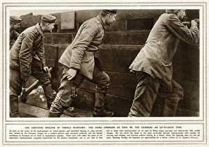 German soldiers ready to through hand grenade German soldiers ready to through hand grenade