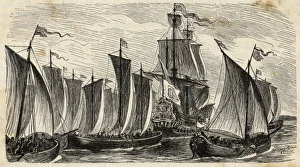 <b class=qtipBold><figcaption>German Trading Vessels</figcaption></b><br>German trading vessels.<br><em>© Mary Evans Picture Library</em> German Trading Vessels